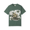 Starburst Graphic T-Shirt Vintage Stars Design - Blue Spruce