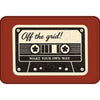 Off the Grid Vintage Cassette Faux Leather Patch - Basketball / Black