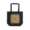 Spiderweb Vintage Canvas Tote Bag: Eco-Friendly Halloween Market Bag - Black