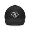"Find the Beauty in the Blur" Embroidered Casual Cap - Black