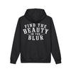 Find the Beauty in the Blur Hoodie (Inspirational Back Print) - Black