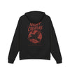 Night Creature Hoodie — Gothic Raven Moon Graphic Pullover - Black