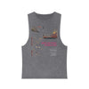 Retro Space Tank Top: "B-ORBITER A-PHANTOM" Vintage Sci-Fi Graphic - Ash Stone