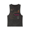 Retro Space Tank Top: "B-ORBITER A-PHANTOM" Vintage Sci-Fi Graphic - Black Stone