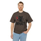 What? Black Cat Holding Bloody Knife Heavyweight Graphic Tee