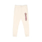 Embroidered Floral Script Sweatpants