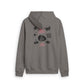 Butterfly & Stars Zip Hoodie — Vintage Graphic Faded Zip-Up