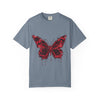 Stay Blurry Graphic T-Shirt — Retro Heart DJ Turntable Tee - Blue Jean