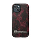Pink Butterfly "Analog Haze" Tough Magnetic Phone Case — Retro Y2K Cherry Design
