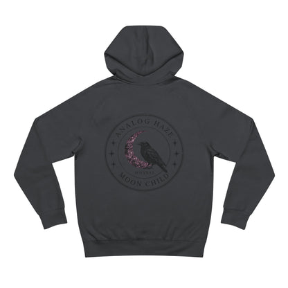Moon Child Hoodie — Analog Haze Raven Graphic