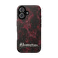 Pink Butterfly "Analog Haze" Tough Magnetic Phone Case — Retro Y2K Cherry Design
