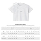 Floral Grunge Butterfly Boxy Tee — Women's Cropped Graphic T‑Shirt