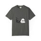 Ghost Cat T-Shirt — Cute Black Cat & Ghost Graphic Tee
