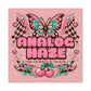 Analog Haze Matte Poster — Retro Butterfly Cherry Wall Art