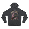 Moon Child Hoodie — Mystical Crow & Crescent Moon Graphic Hoodie - Coal