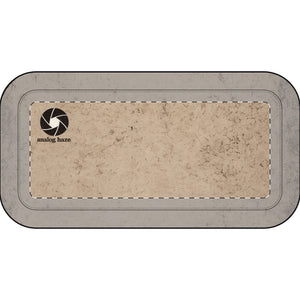 Vintage Beige Canvas Pencil Case — Retro Texture Pouch