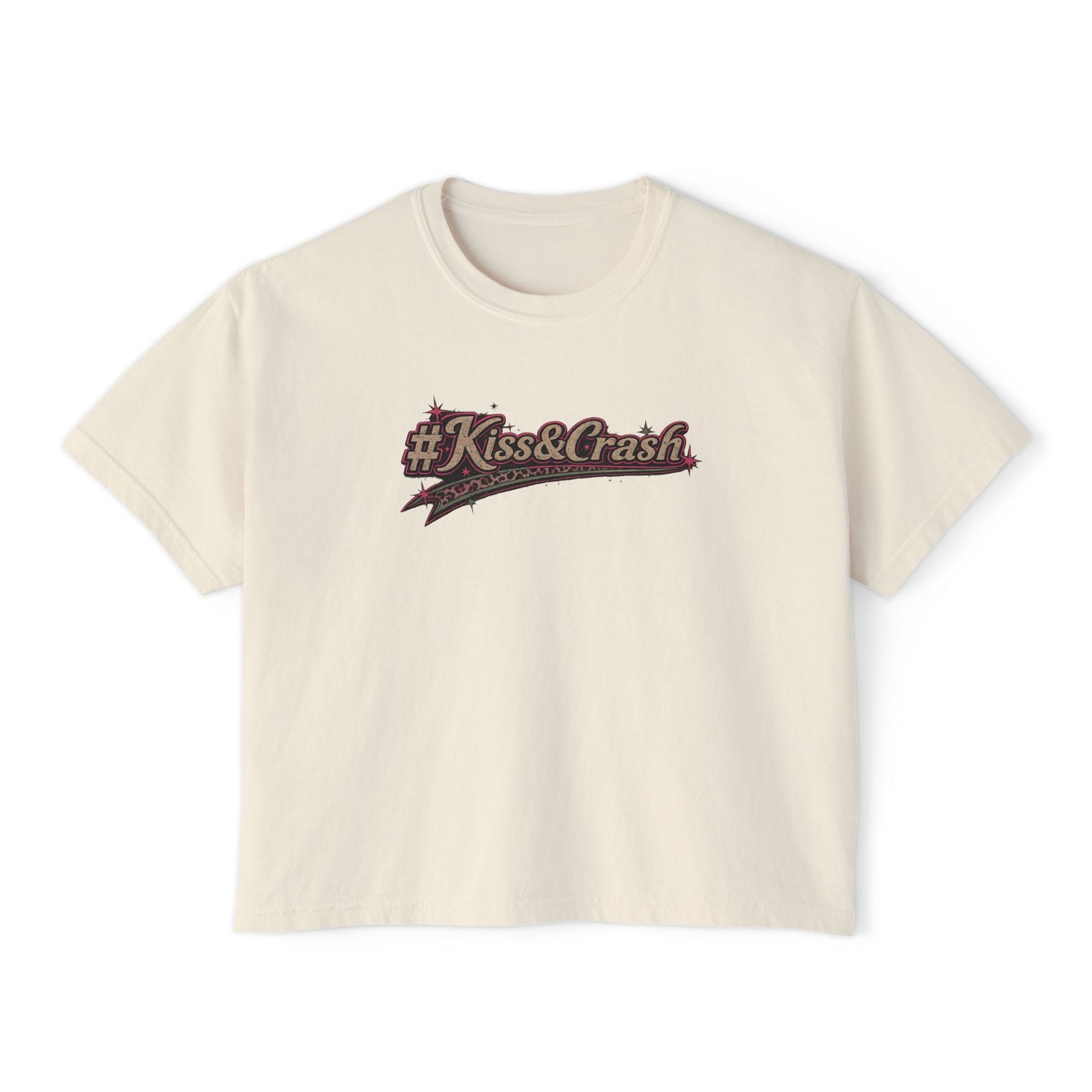 Kiss & Crash Graphic Boxy Tee