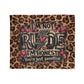 Leopard 'I'm Not Rude I'm Honest' Cozy Throw Blanket