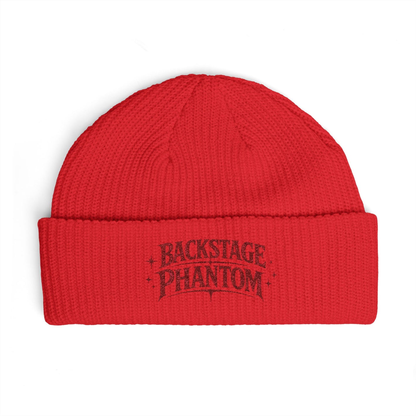 Backstage Phantom Cuff Beanie - Embroidered Rock Band Hat