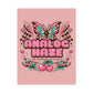 Analog Haze Matte Poster — Retro Butterfly Cherry Wall Art