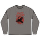 Night Creature Long Sleeve Tee — Vintage Raven Graphic Shirt