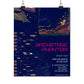 Backstage Phantom Matte Poster — Retro Concert Tour Art Print