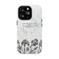 Vintage Botanical Magnetic Phone Case — "Between Static and Sleep: Analog Heart Files Vol. 01"