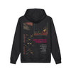 Backstage Phantom Hoodie: Retro Sci-Fi Tour Graphic Pullover - Black