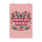 Analog Haze Matte Poster — Retro Butterfly Cherry Wall Art