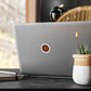 Orange Compass Rose Vinyl Decal — Kiss-Cut Sticker for Laptops, Water Bottles & Windows