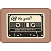 Off the Grid Vintage Cassette Faux Leather Patch - Blush / Black
