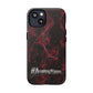 Pink Butterfly "Analog Haze" Tough Magnetic Phone Case — Retro Y2K Cherry Design