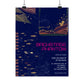 Backstage Phantom Matte Poster — Retro Concert Tour Art Print