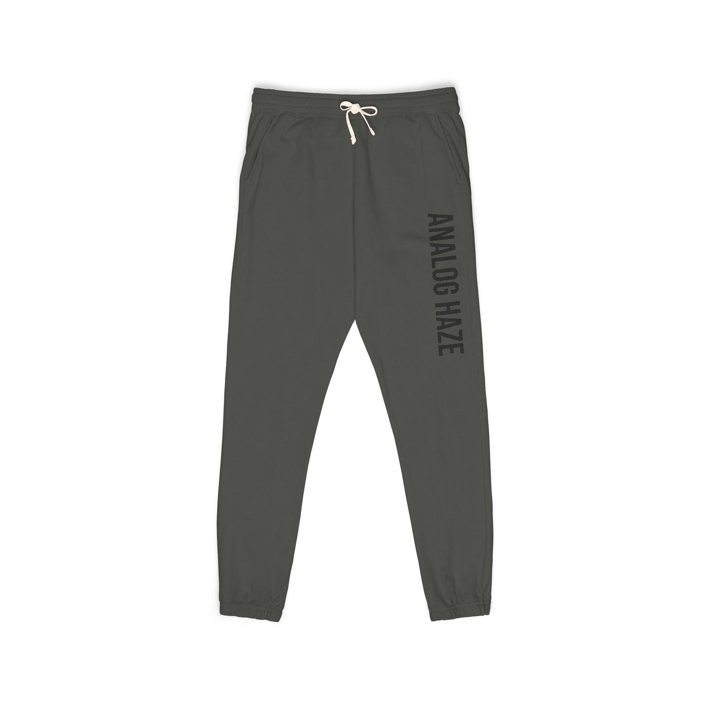 Charcoal 'Analog Haze' Jogger Sweatpants - Cozy Garment-Dyed Fleece