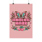 Analog Haze Matte Poster — Retro Butterfly Cherry Wall Art