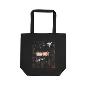 Stay Lost Floral Eco Tote Bag — Vintage Desert Floral Reusable Market Bag