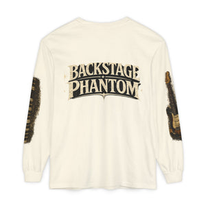 Backstage Phantom Long Sleeve Tee — Vintage Guitar & Keyboard Tour Shirt