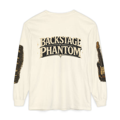 Backstage Phantom Long Sleeve Tee — Vintage Guitar & Keyboard Tour Shirt