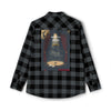 Theatre Stage Backprint Flannel Shirt - Charcoal Heather/ Black