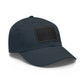 Leather Patch Dad Hat — Vintage Wildflower Sketch Cap