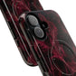 Pink Butterfly "Analog Haze" Tough Magnetic Phone Case — Retro Y2K Cherry Design