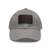 Leather Patch Baseball Cap: Backstage Phantom - Grey / Black patch