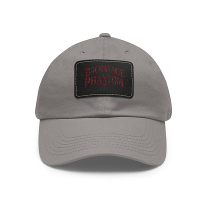Leather Patch Baseball Cap: Backstage Phantom