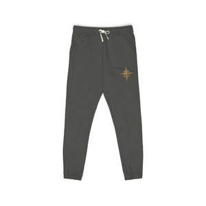 Compass Star Sweatpants — Fleece Joggers with Nautical Design