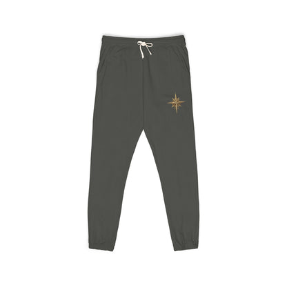 Compass Star Sweatpants — Fleece Joggers with Nautical Design