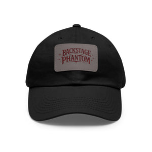 Leather Patch Baseball Cap: Backstage Phantom