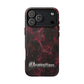 Pink Butterfly "Analog Haze" Tough Magnetic Phone Case — Retro Y2K Cherry Design