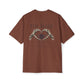 Till Death Skeleton Hands Rose Oversized Tee