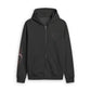 Moonchild Raven Zip Hoodie — Gothic Crescent Moon & Rose Zip-Up