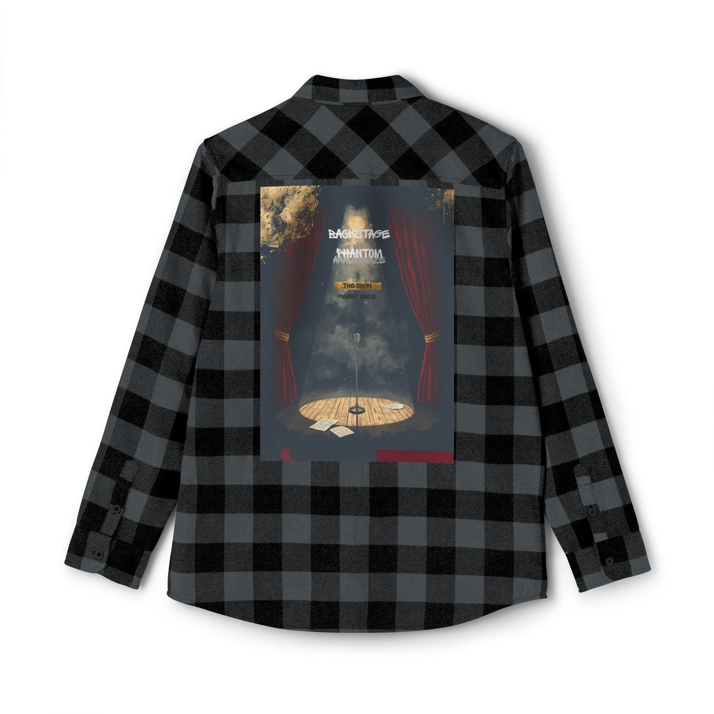 Theatre Stage Backprint Flannel Shirt
